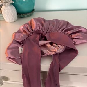 Satin Hair Bonnet in Pink